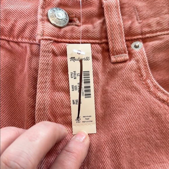 Madewell The Brynn Short in Garment Dye Size 25 - Picture 6 of 14